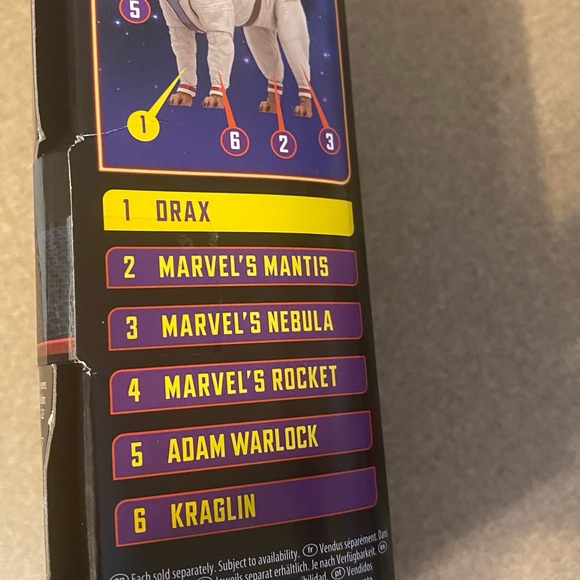 Marvel Legends Guardians Of The Galaxy Vol 3 DRAX COSMO BAF Wave GOTG IN HAND - Picture 4 of 4